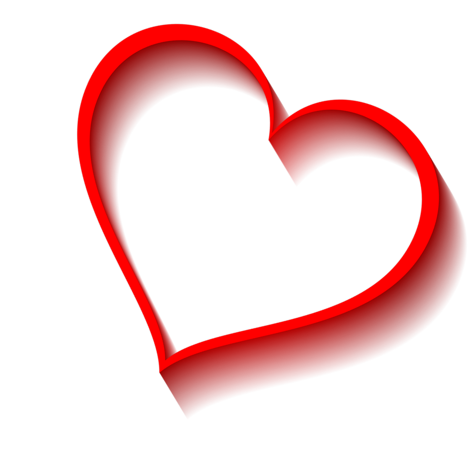 Red 3D heart