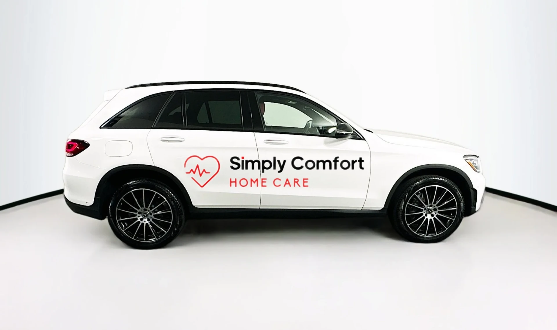 Simply Comfort Home Care branded vehicle